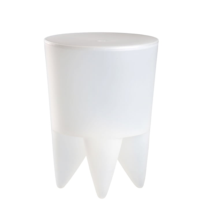 Bubu 1er Stool, white translucent from xO Design