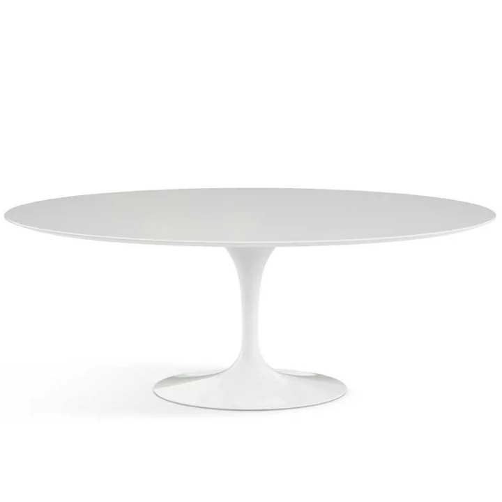 Knoll - Saarinen Tulip Dining table Ø 198 cm, white