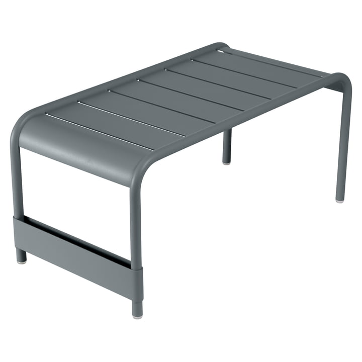 Fermob - Luxembourg Large low table / Garden bench, storm grey