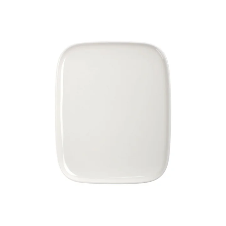Plate, 15 x 12 cm, white from Marimekko