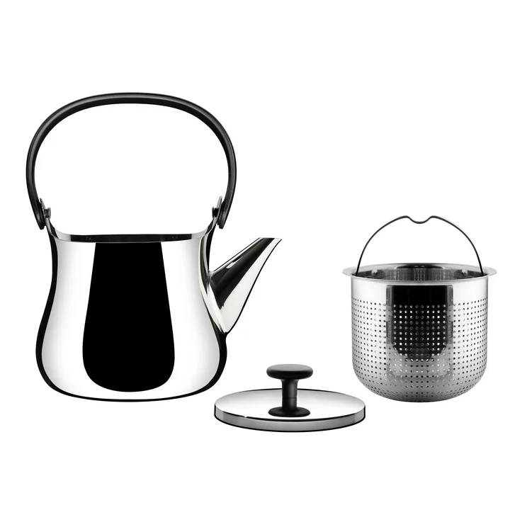 Individual parts of the Cha kettle / teapot