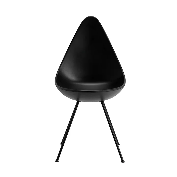 Drop Chair from Fritz Hansen in black