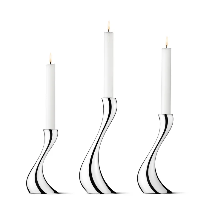 Georg Jensen - Cobra Candleholder, Set of 3