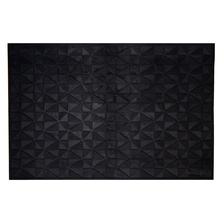 Door mat graphic 60 x 90 cm from tica copenhagen in black