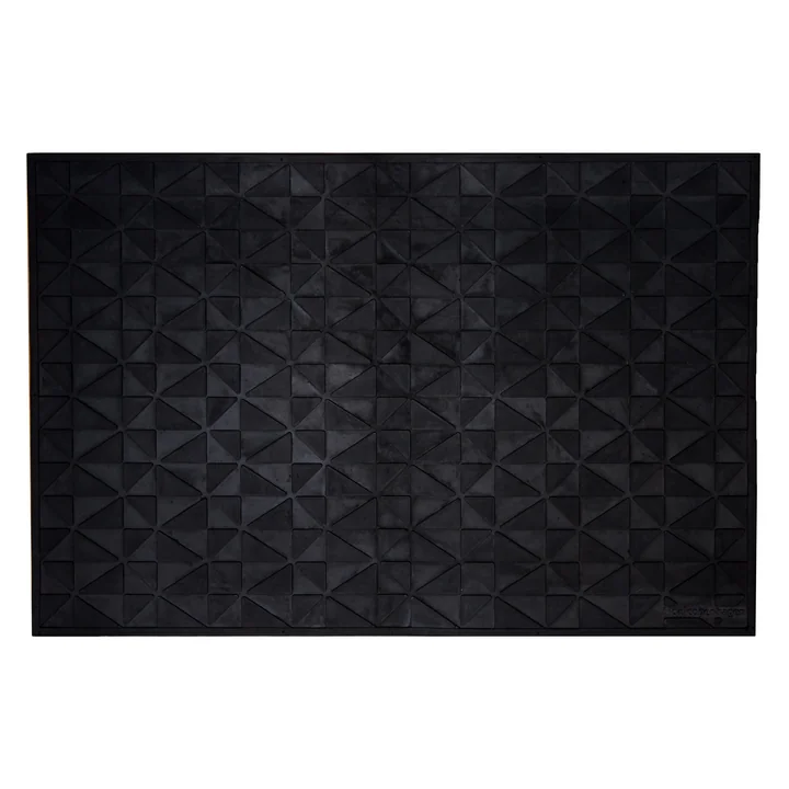 Door mat graphic 60 x 90 cm from tica copenhagen in black