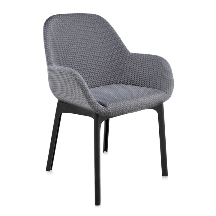 Clap chair, black / dark grey from Kartell