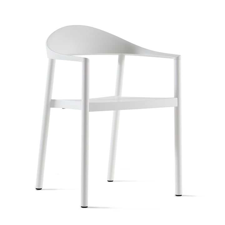 Plank - Monza Chair, white / white