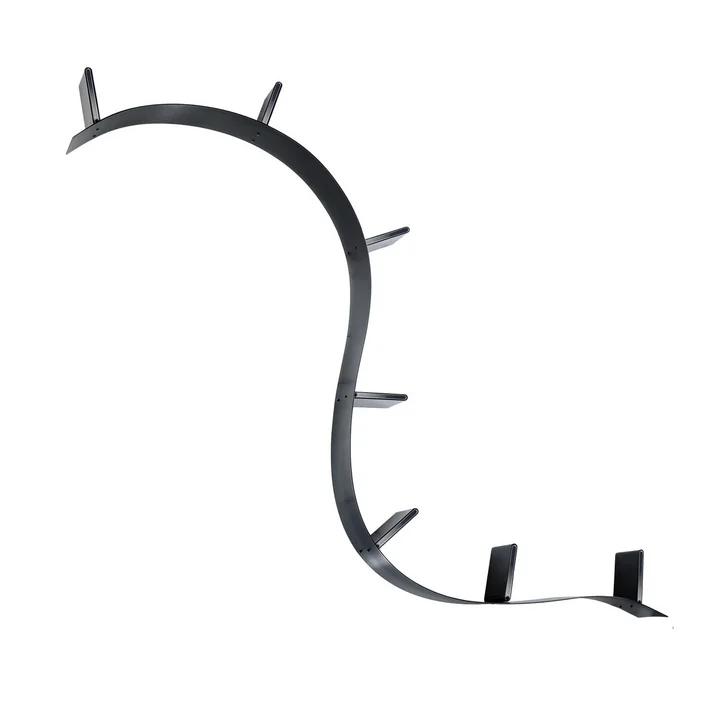 Bookworm short shelf (09 / black) from Kartell