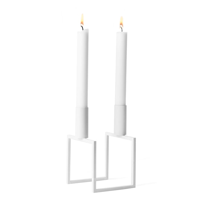 Line Candle holder from Audo in white