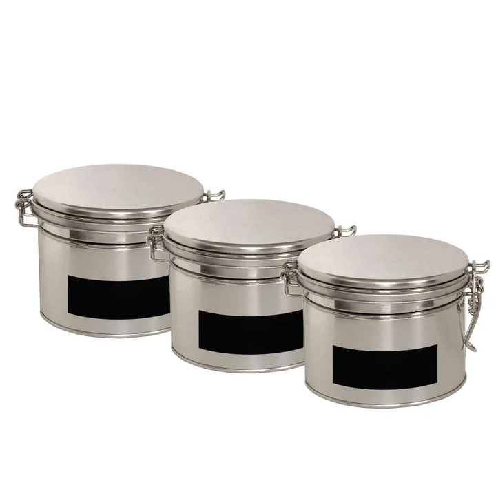 side by side - Tea tins, set of 3