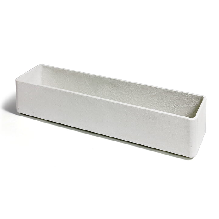 Eternit - Delta Planter 25 x 25 x 100 cm, cream white