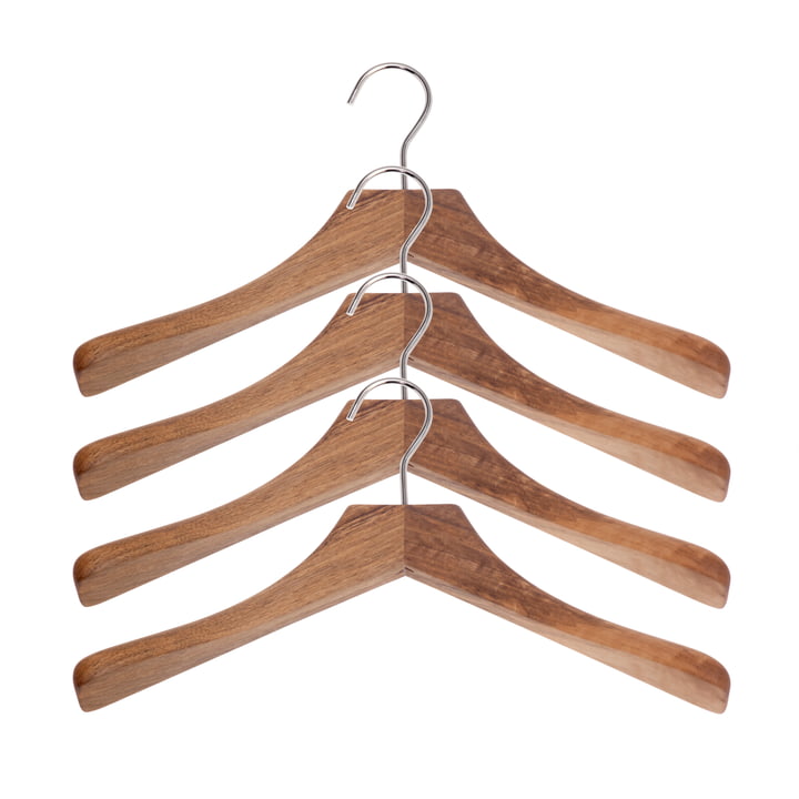 Schönbuch - Clothes hanger 0112, Set of 4, natural oak