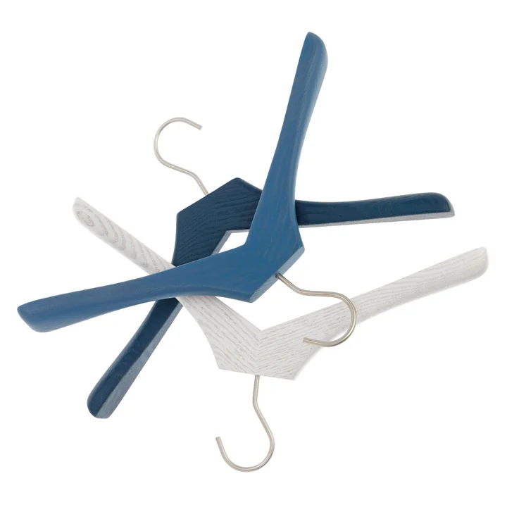 Coat hanger 0112 from Schönbuch in white and blue