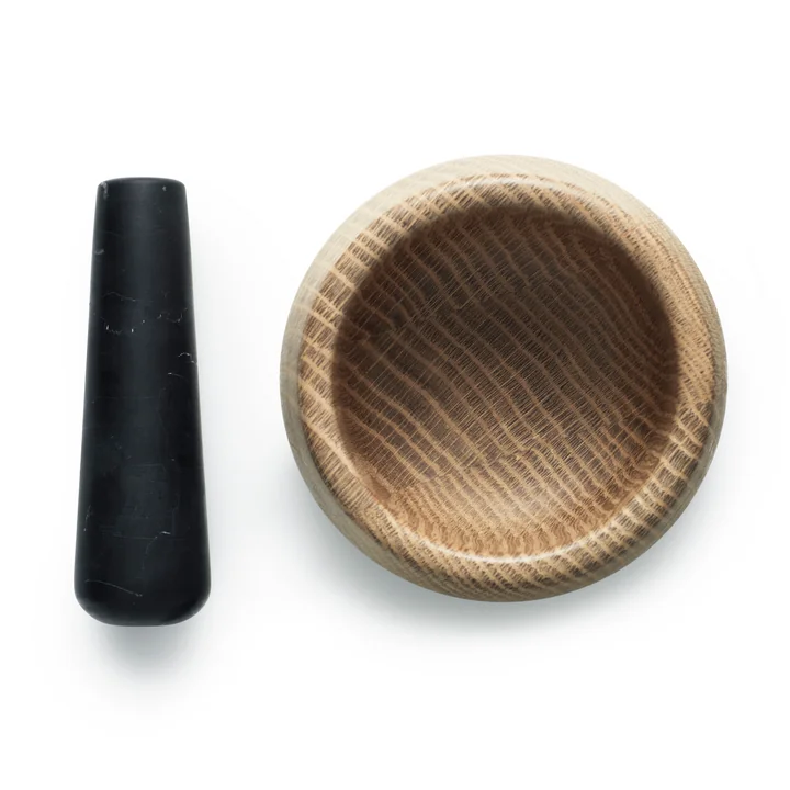 Normann Copenhagen - Craft Mortar with Pestle, black