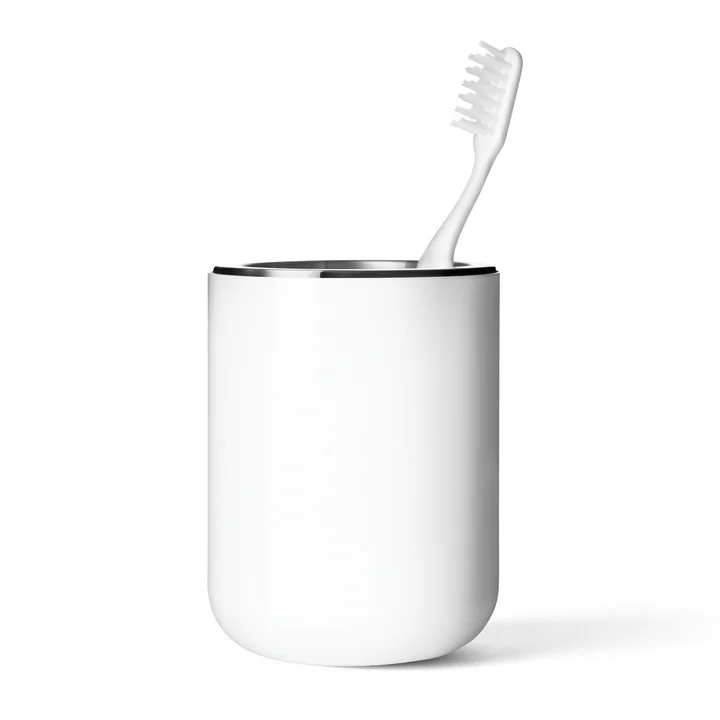 Bath toothbrush holder from Audo in white