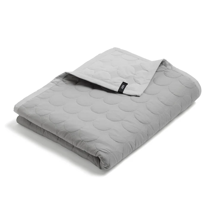 Mega Dot Bedspread from HAY in light gray