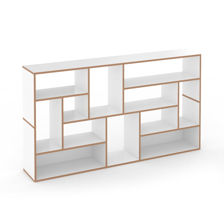 Hanibal shelving system by Tojo as sideboard