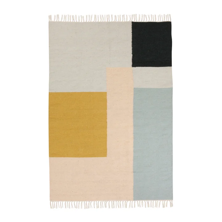 Ferm Living - Kelim Rug, squares, large
