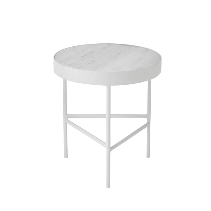 Ferm Living - Marble Table, medium, white