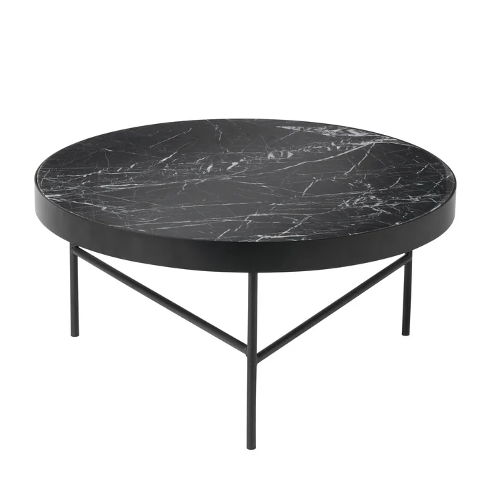 Ferm Living - Marble Table, large, black