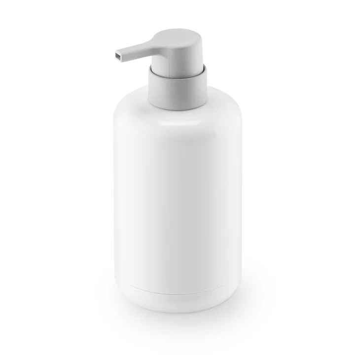 Lunar soap dispenser by Authentics in white / light grey