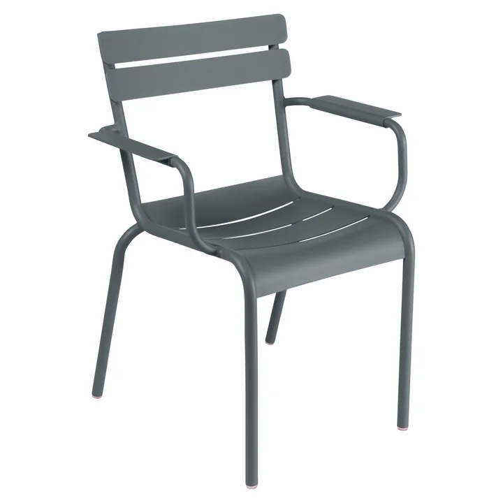 Luxembourg Armchair from Fermob in thunderstorm gray