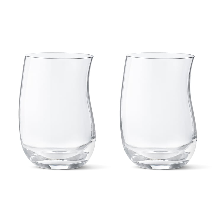 Georg Jensen - Cobra Drinking Glass 0.35 l (set of 2 ), free