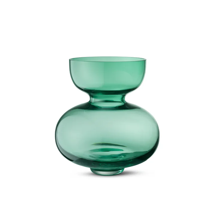 Georg Jensen - Alfredo Vase 250, transparent green