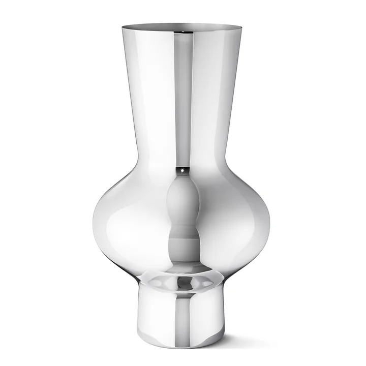 Georg Jensen - Alfredo Vase 470, stainless steel