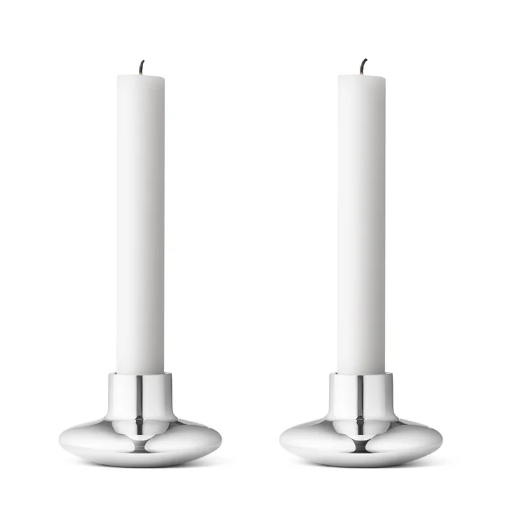 Georg Jensen - Henning Koppel Candlestick (set of 2), stainless steel