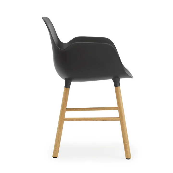 Normann Copenhagen - Form Armchair, black / oak