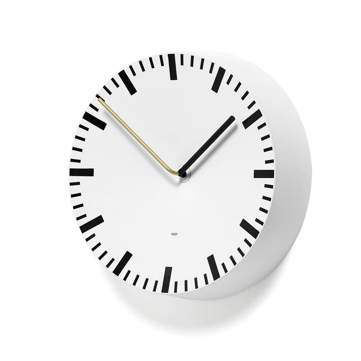 Hay - Analog Clock, white