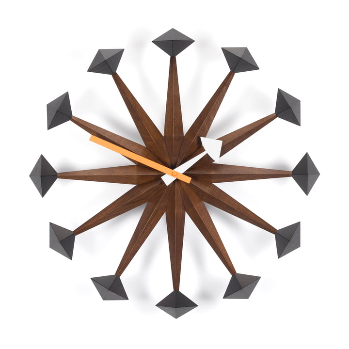 Vitra - Polygon Clock, walnut