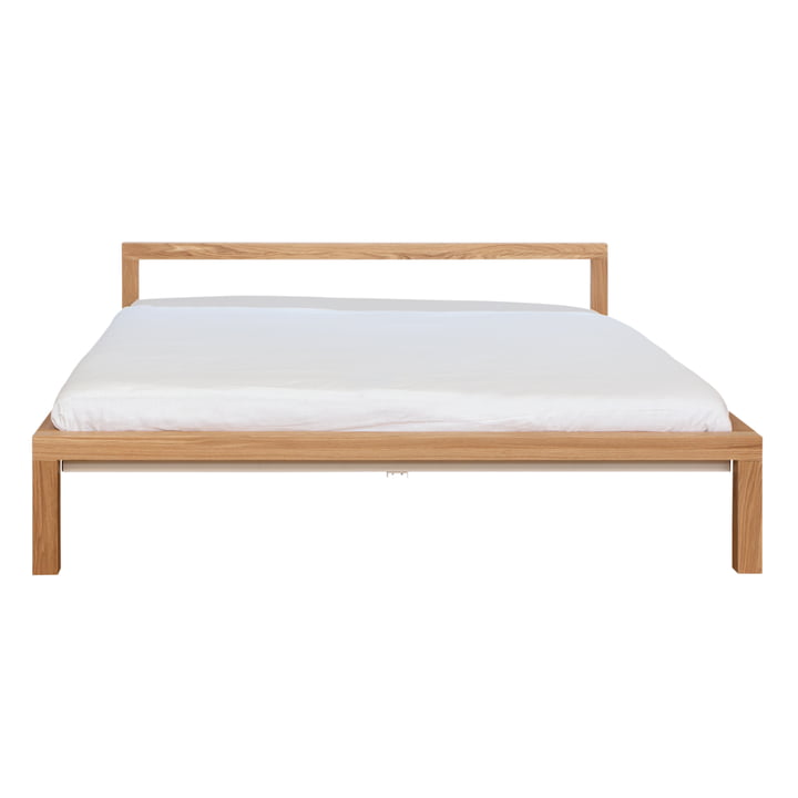 The Pure bed by Hans Hansen made of solid oak wood