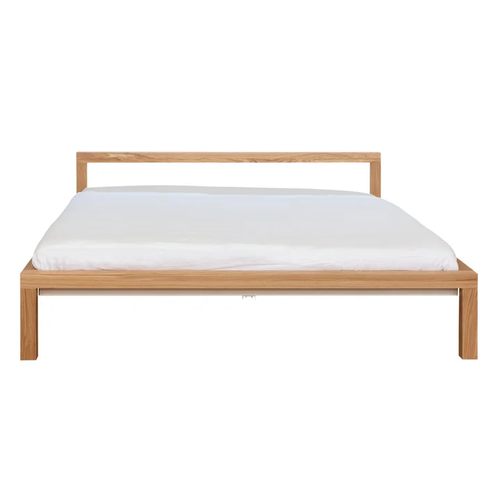 The Pure bed by Hans Hansen made of solid oak wood