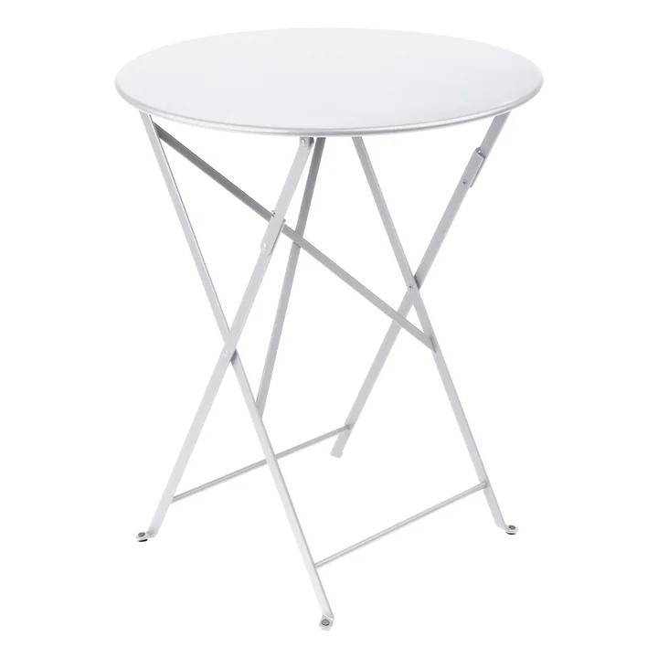 Bistro Folding table Ø 60 cm from Fermob in cotton white