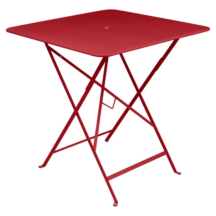 Bistro Folding table 71 x 71 cm from Fermob in poppy red