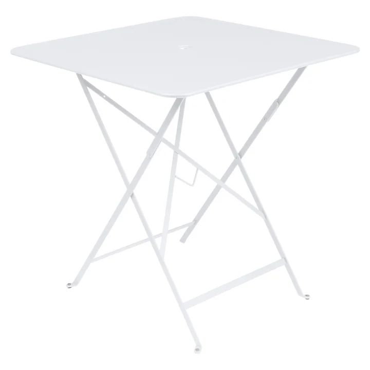 Bistro Folding table 71 x 71 cm from Fermob in cotton white