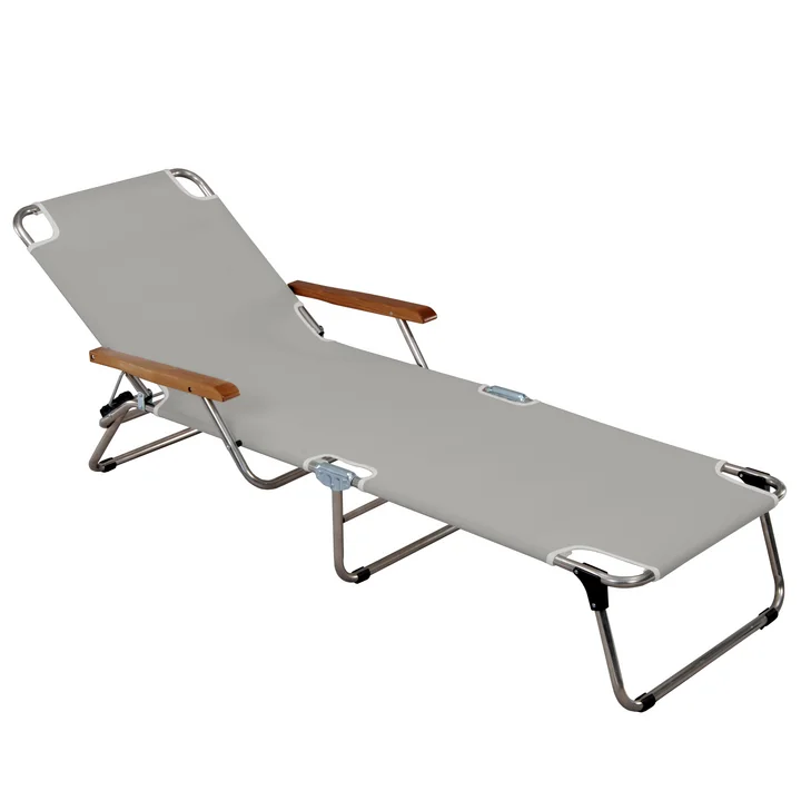 Amigo with armrest in grey from Fiam