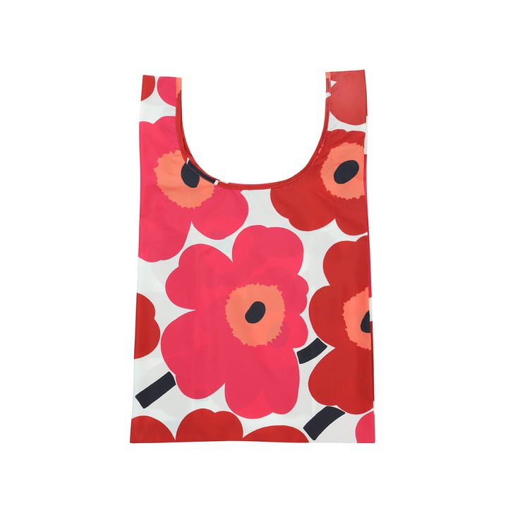Marimekko - Shopping Pieni Unikko bag, white / red