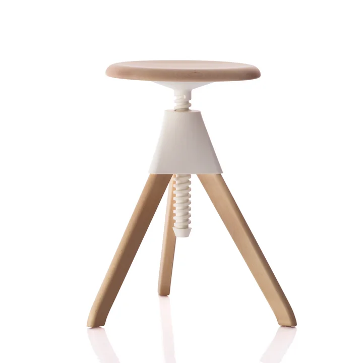 Magis - Jerry The Wild Bunch Stool (50-60 cm), white