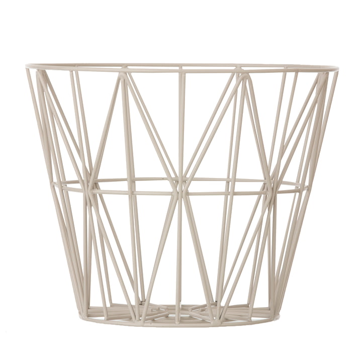 ferm Living - Wire Basket medium, grey