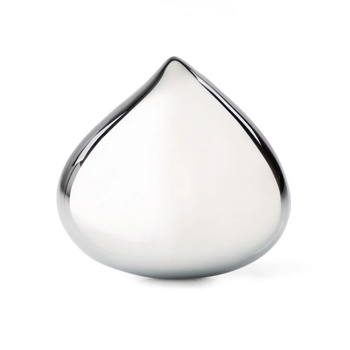 Chestnut pillbox, stainless steel by Alessi