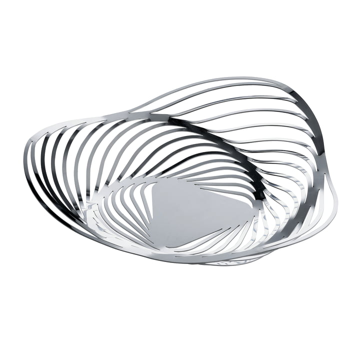 Trinity basket bowl, Ø 33 cm, stainless steel from Alessi