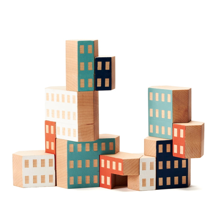 Areaware - Blockitecture, wooden architecture toy