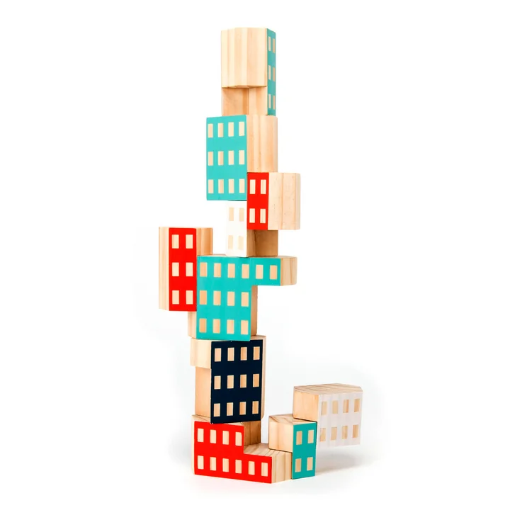 Areaware - Blockitecture, wooden architecture toy