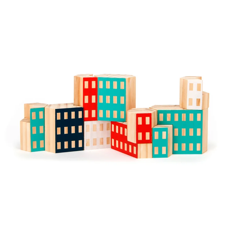 Areaware - Blockitecture, wooden architecture toy