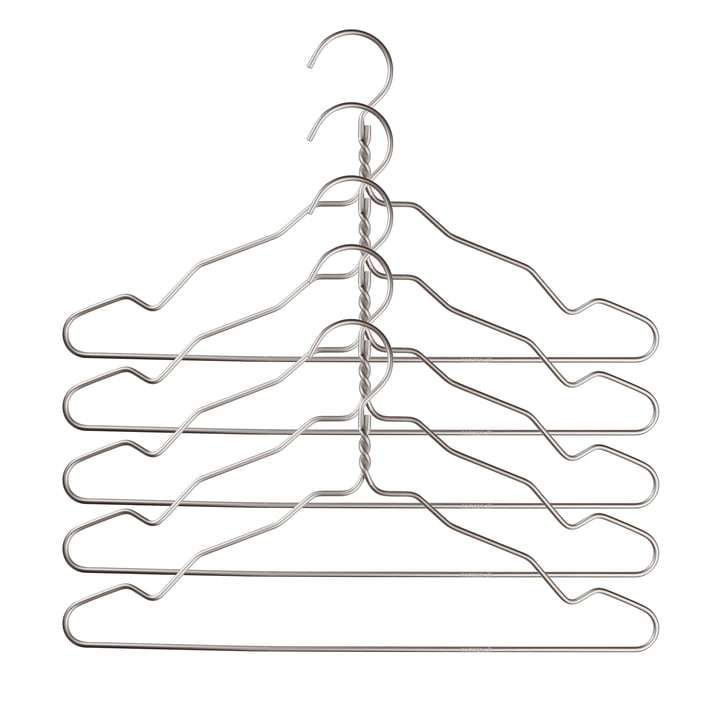 Nomess - Alu Hanger with Notch (Set of 5), alu silver