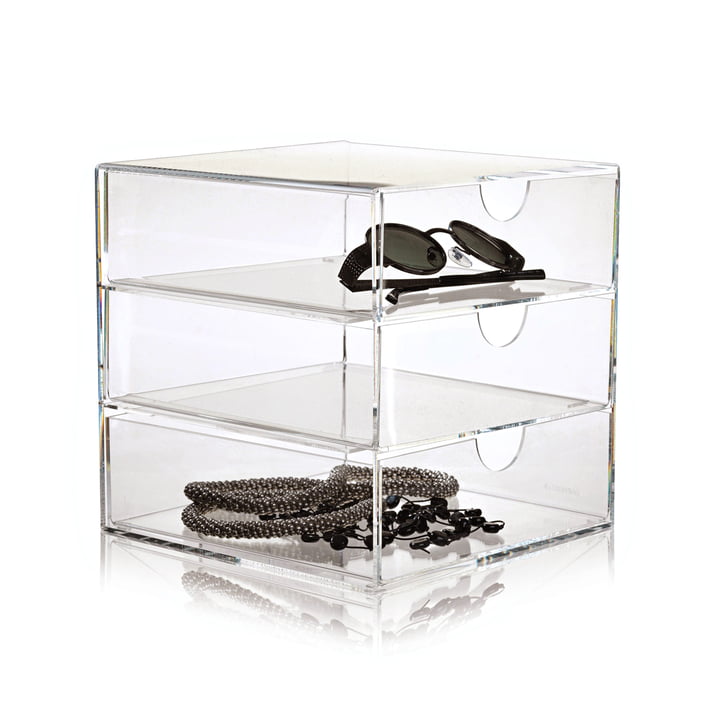 Nomess - Clear 3-Drawer 20