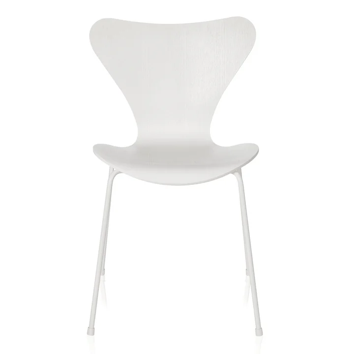 Fritz Hansen - Series 7 chair, monochrome white, 4 6. 5 cm